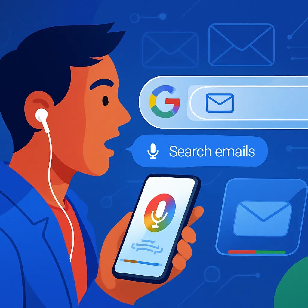 جستجوی صوتی در Gmail: تحولی خلاقانه از گوگل