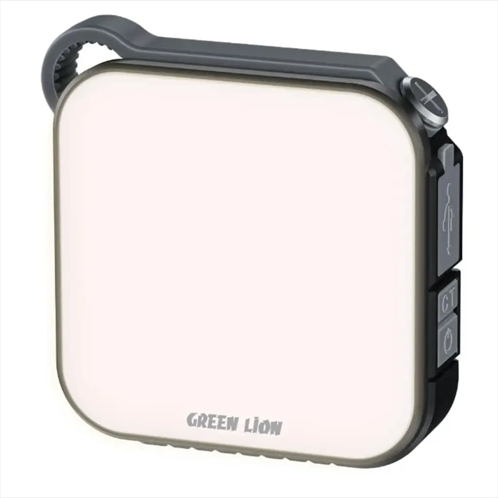 چراغ کمپینگ خورشیدی گرین لاین مدل Lumix GL-FL7 | ۱۰۰۰ لومن با باتری ۴۰۰۰ میلی‌آمپرساعت و خروجی شارژ