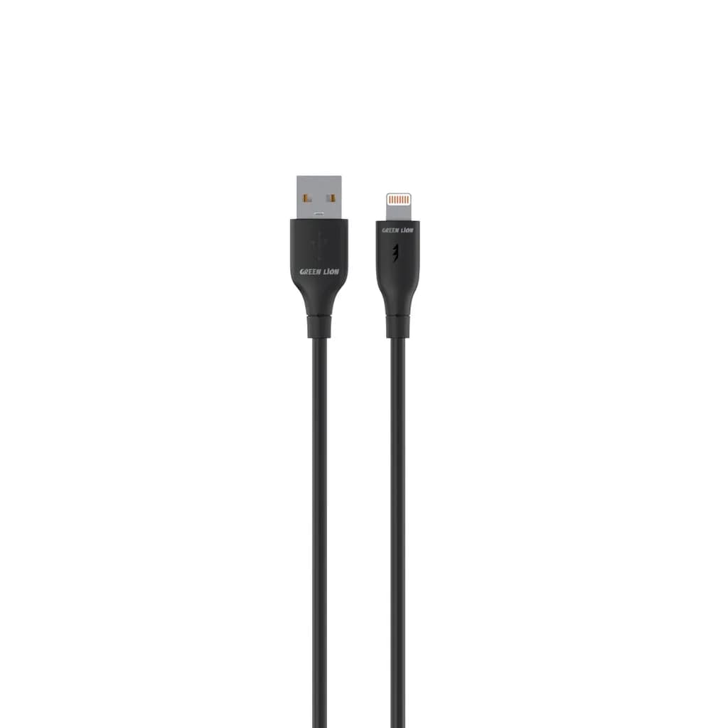 کابل شارژ USB-A به Lightning گرین لاین مدل GNPV30 | طول ۱ متر با روکش PVC