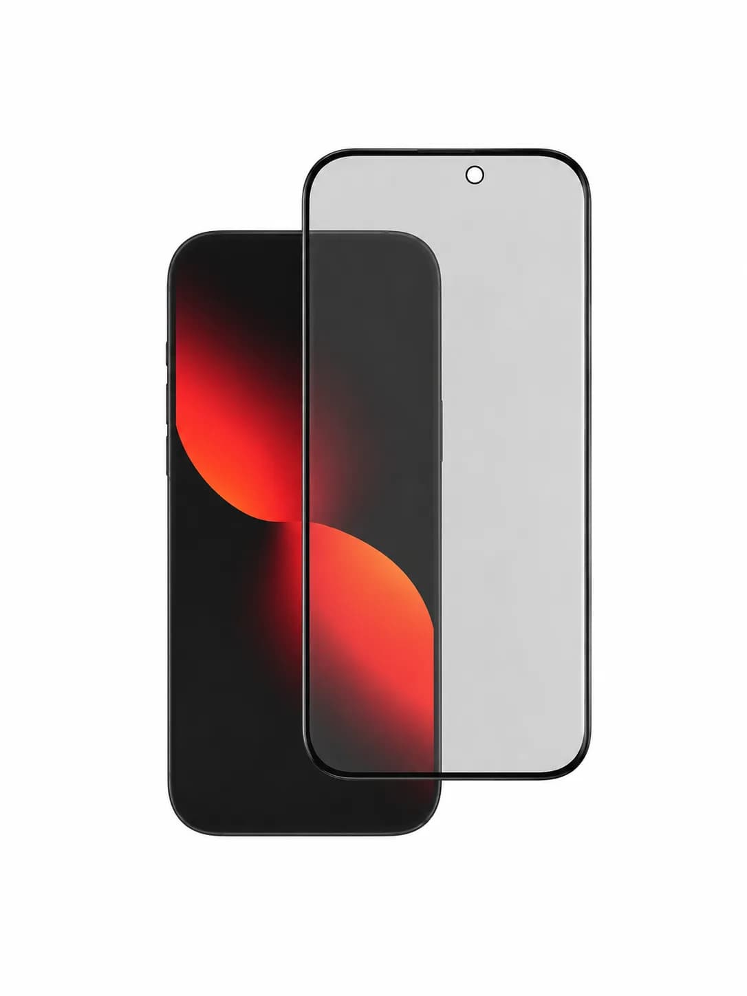 گلس حریم خصوصی KUZOOM مدل LARGE ARC ANTI-PEEP مناسب iPhone 15 Pro Max | ضد دید ۲۰ درجه