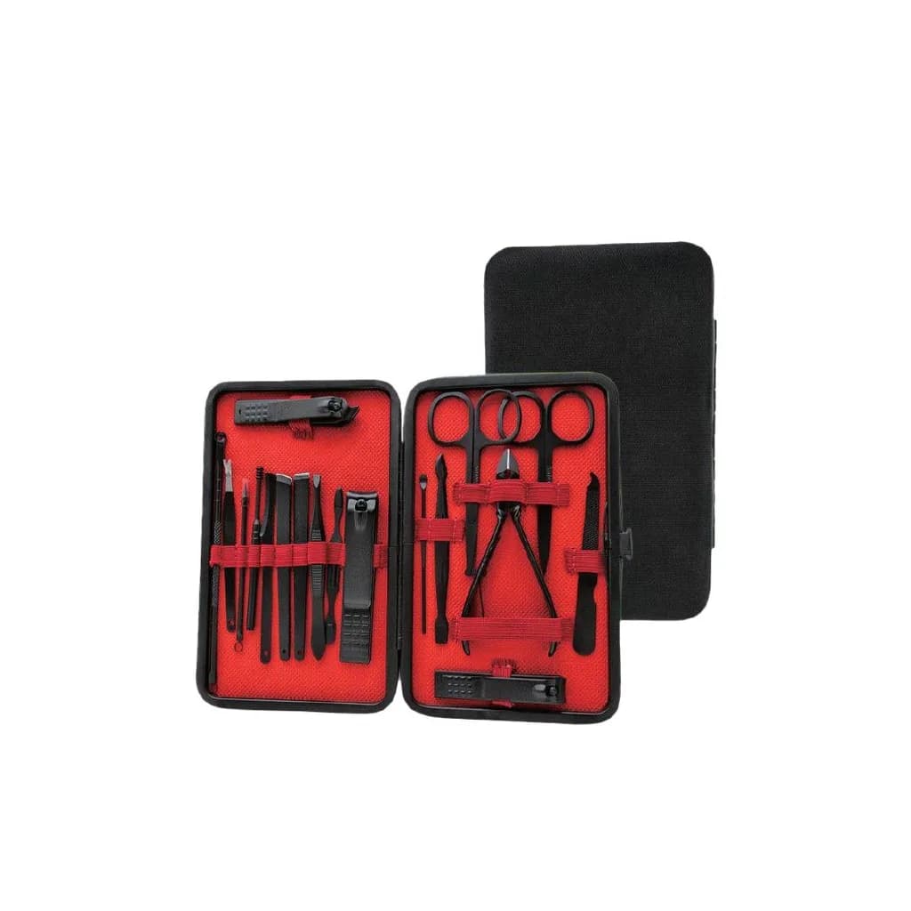 ست مانیکور و پدیکور ۱۸ تکه Green Lion Travel Cutter | کیف مراقبت شخصی GNMTRVL18BK