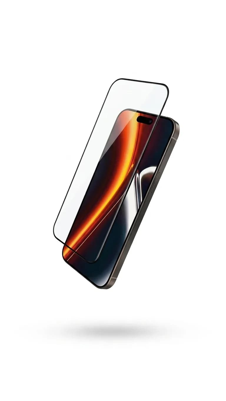 گلس محافظ صفحه KUZOOM مدل 5L01 مناسب iPhone 14 Plus و iPhone 13 Pro Max | تمام‌صفحه شفاف