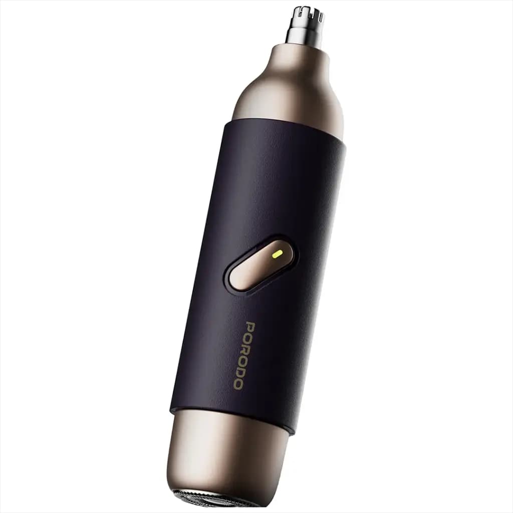 ماشین اصلاح برقی ۲ در ۱ Porodo با شارژ USB-C | مناسب صورت، ریش و بدن