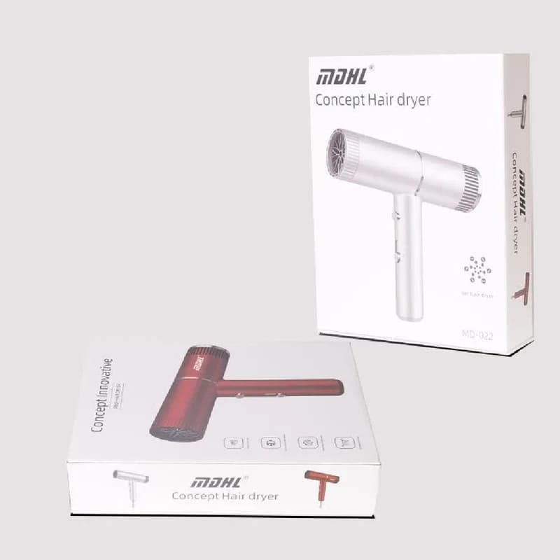 جعبه محصول با نشان MDHL و درج کد مدل MD-022 روی وجه جلو و وجه کناری