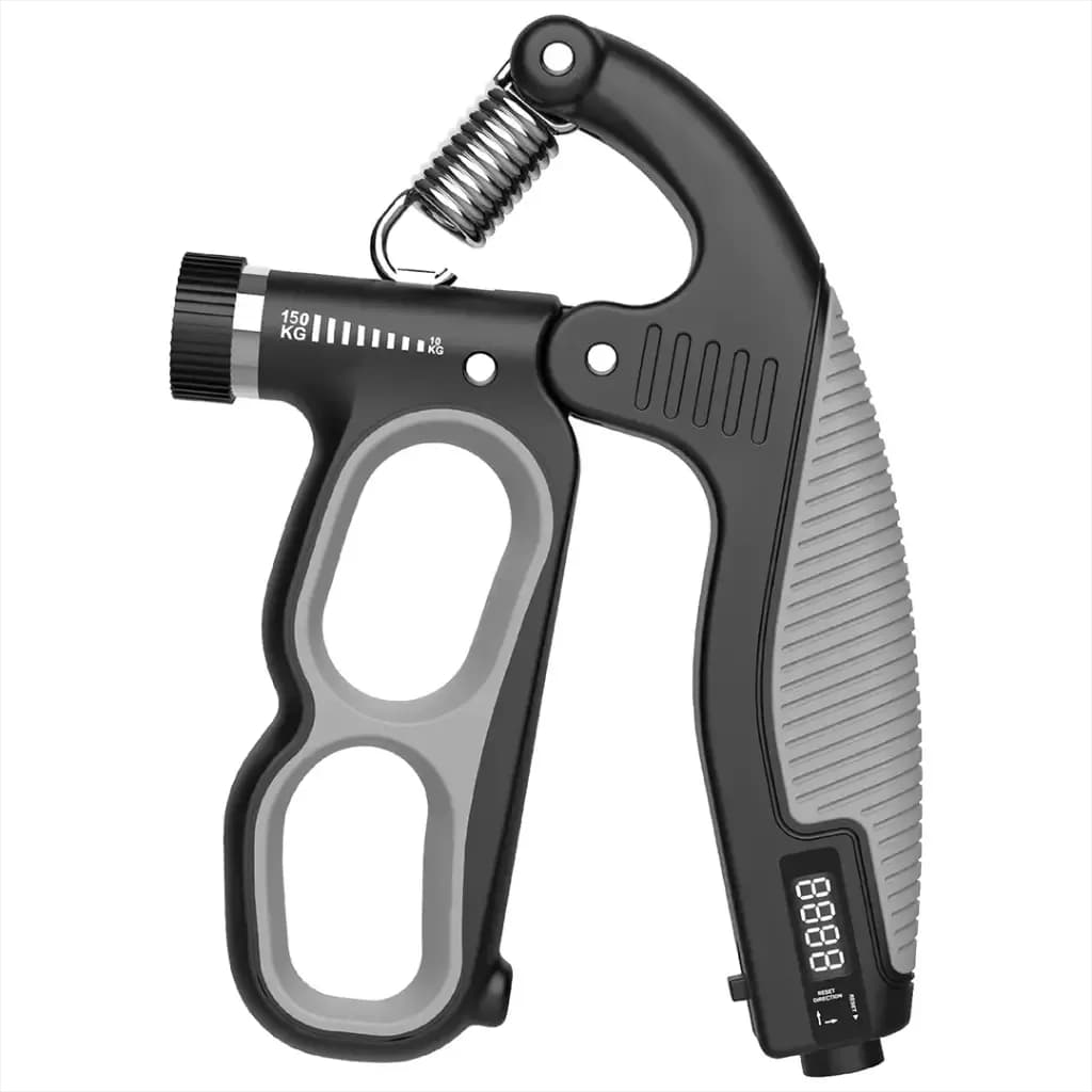 تقویت‌کننده مچ و ساعد Green Lion Grip Force | گریپ تقویت‌کننده دست با شمارنده دیجیتال GNGRIPFSTRBK