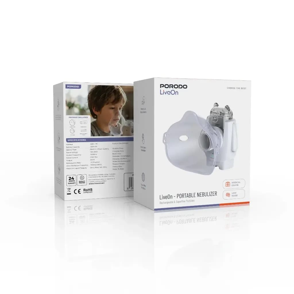 نبولایزر پرتابل Porodo Medical Grade رنگ سفید