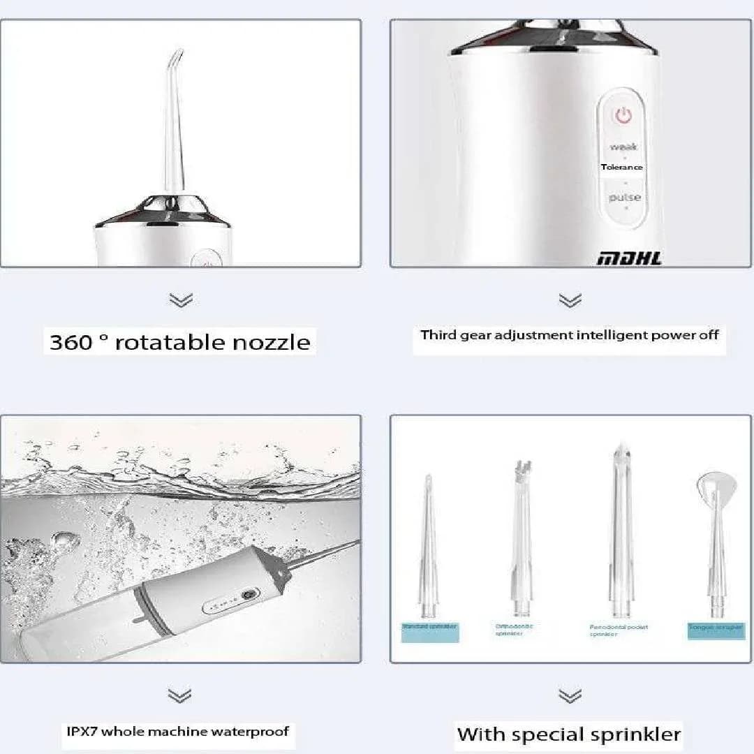 کاربرد واترجت MDHL6886 برای پاکسازی بین دندان‌ها