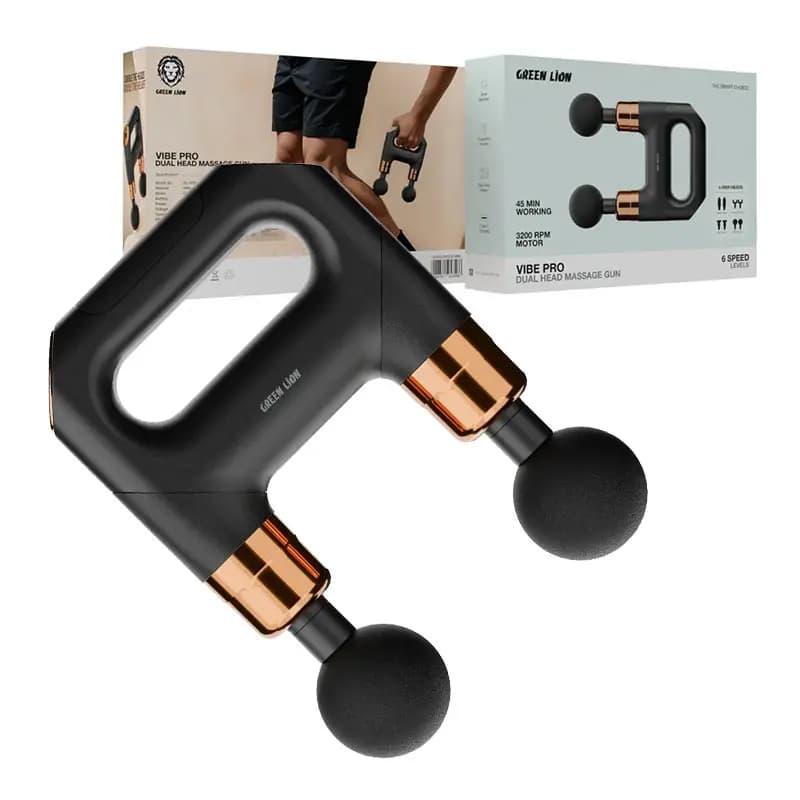 ماساژور تفنگی دو سر گرین لاین Vibe Pro | ماساژور حرفه‌ای عضلات — نمای ۶