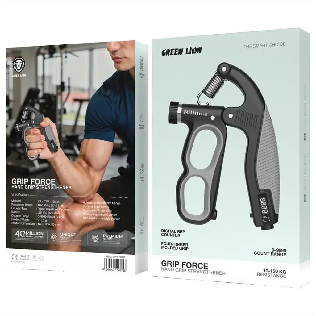 تقویت‌کننده دست Green Lion Grip Force رنگ مشکی