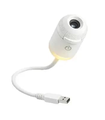چراغ خواب و پروژکتور کهکشانی USB مدل G303 | ۲۴ دیسک قابل تعویض و تنظیم جهت تا ۳۶۰ درجه