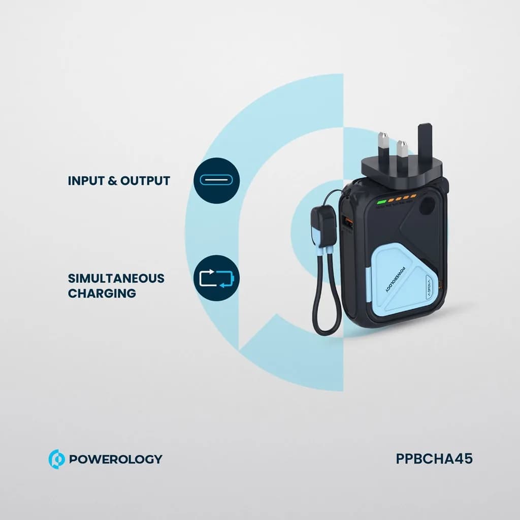 پایه نگهدارنده تاشو پاوربانک Powerology 10000mAh