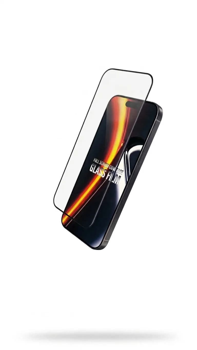محافظ صفحه نمایش کوزوم مدل 5K18 مناسب iPhone 15 Pro Max | شیشه شفاف تمام‌صفحه