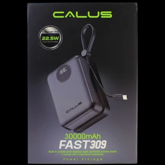 پاوربانک Calus ظرفیت 30000mAh | شارژ سریع 22.5 وات کالوس — نمای ۲