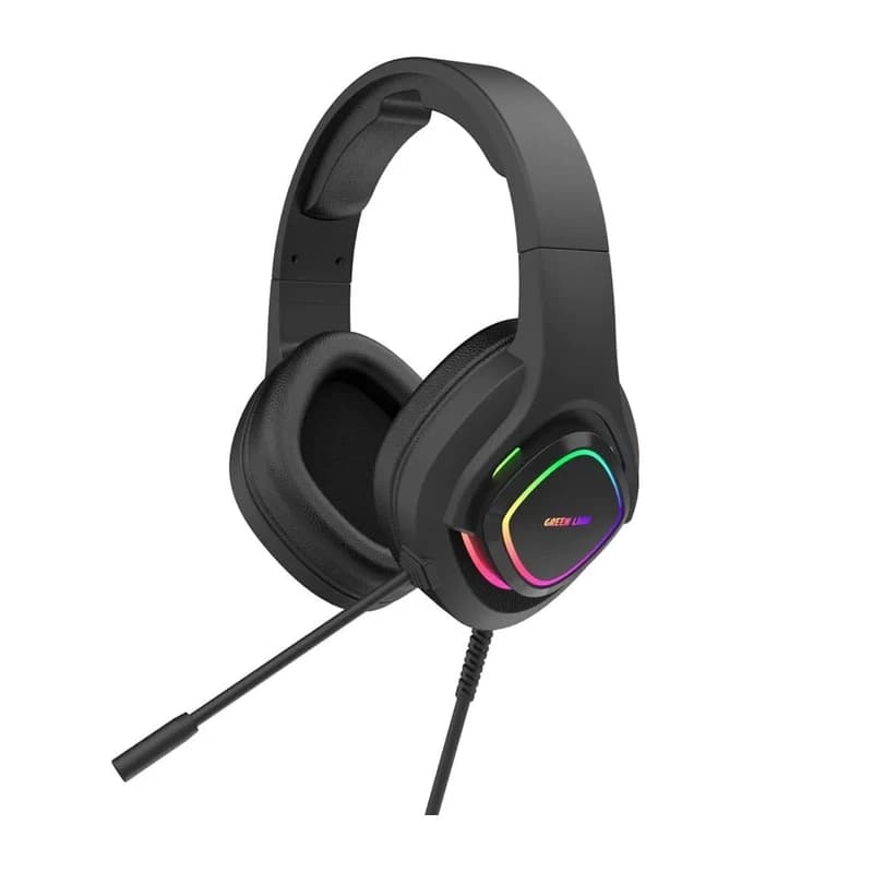 هدفون گیمینگ Green Lion  | هدست سیمی RGB با میکروفون
