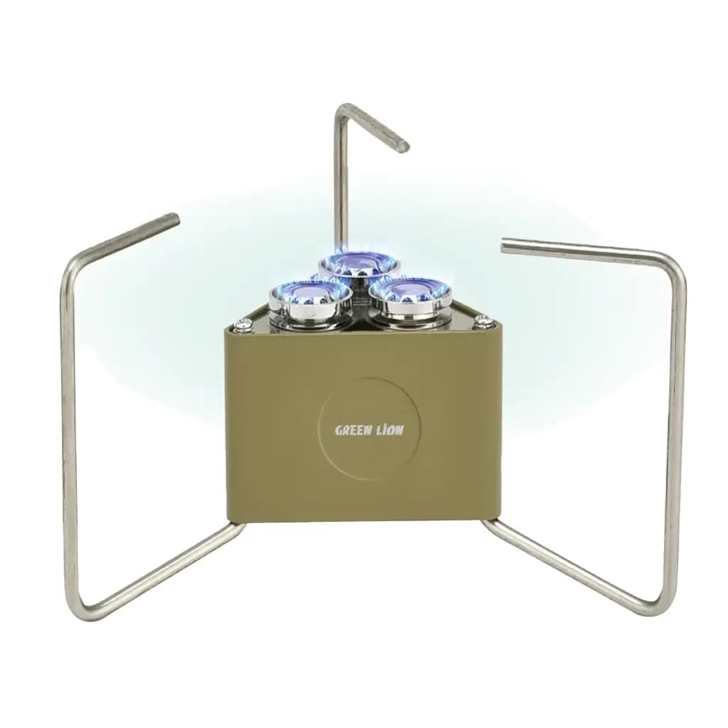 اجاق گاز سفری Green Lion مدل 3-Burner Foldable Camping Stove | سه‌شعله تاشو برای کمپینگ