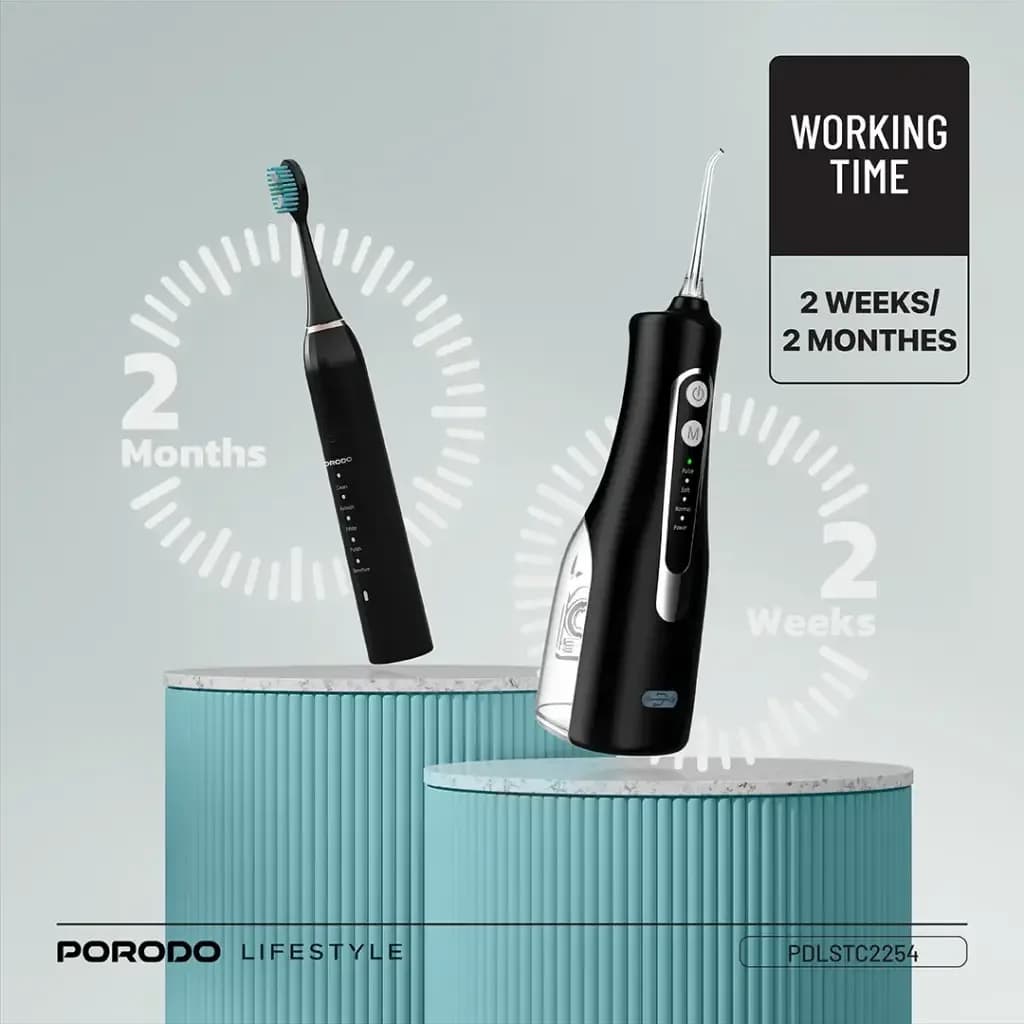 مسواک برقی سونیک Porodo Lifestyle Oral Care Duo