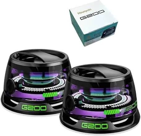 اسپیکر بلوتوثی مگنتی G200 با نورپردازی RGB و پایه نگهدارنده گوشی