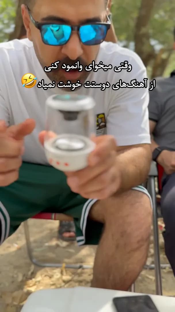 اسپیکر بلوتوثی پرودو Crystal Glow Mini | اسپیکر RGB برای دورهمی و سفر