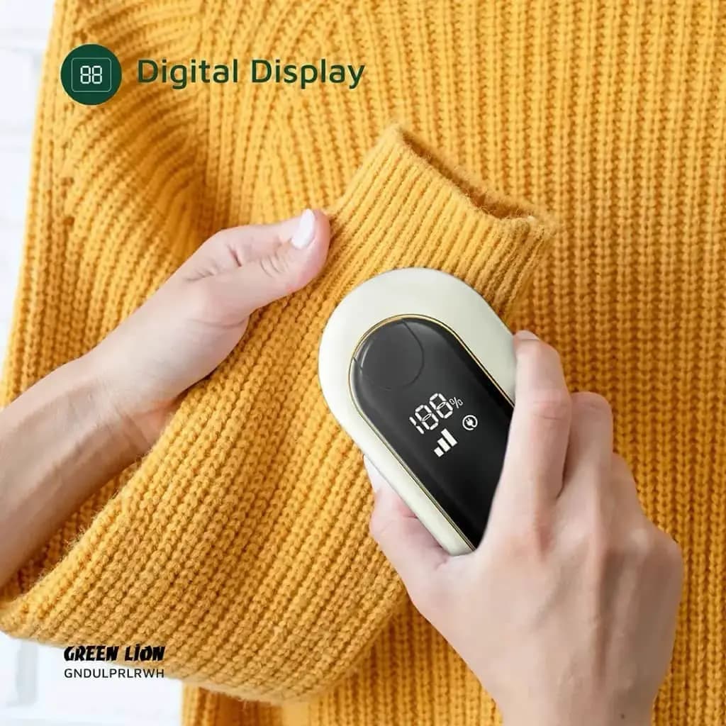 پرزگیر لباس گرین لاین DualPro | پرزگیر شارژی دیجیتال — نمای ۷