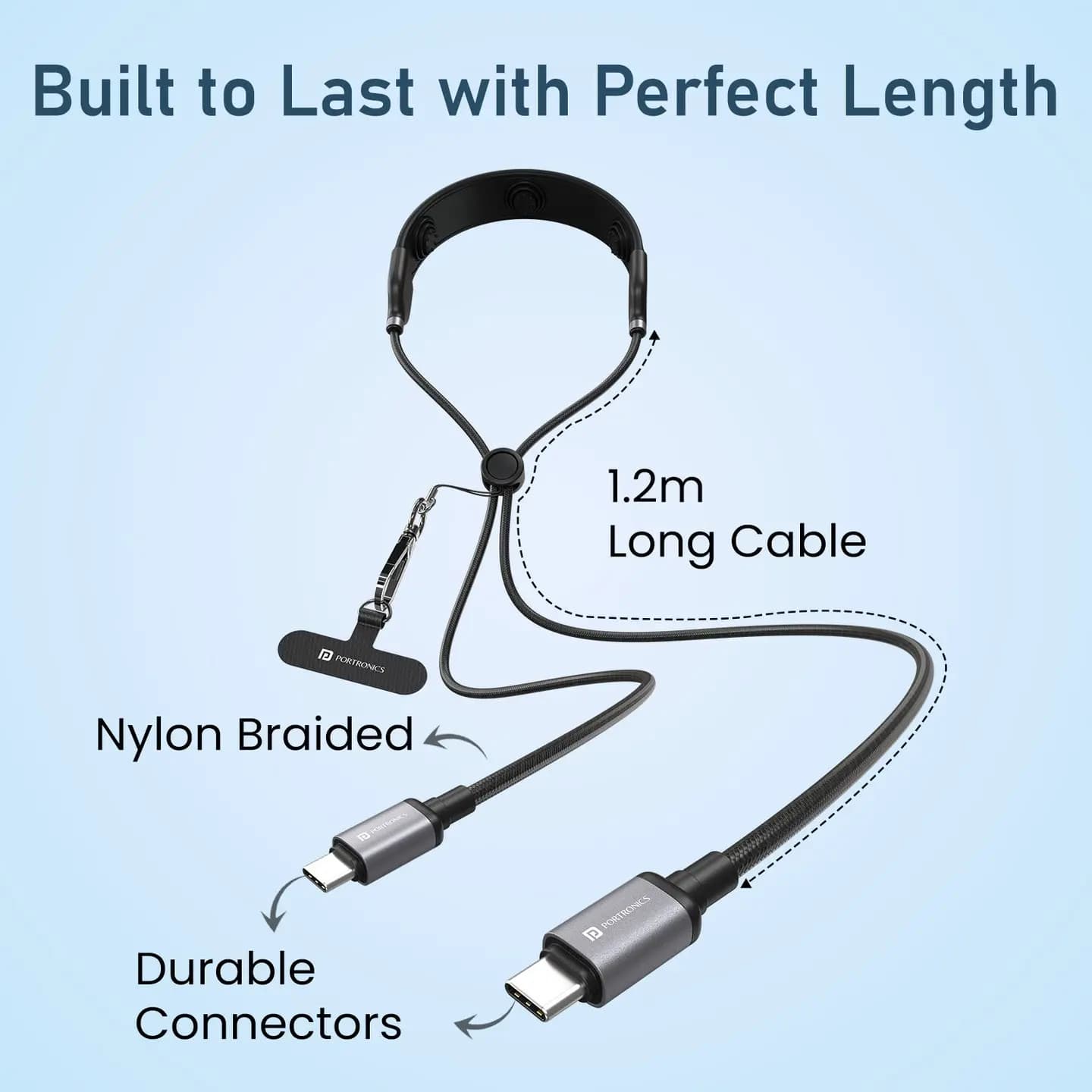 کابل ماساژور گرین لاین | کابل شارژ 100 وات USB-C — نمای ۱۶