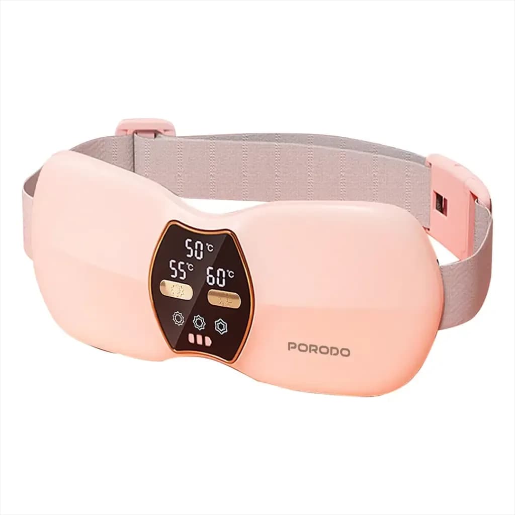 کمربند گرمایشی و ماساژور شارژی Porodo Lifestyle Heat Wave | پد گرمایشی بیسیم PDLFST194PK