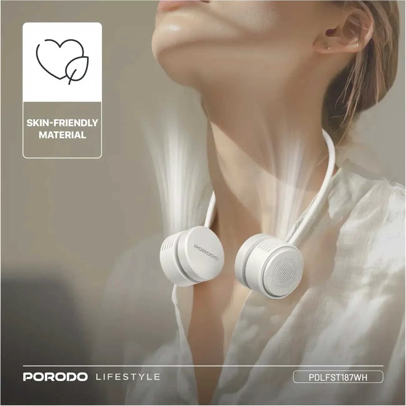پنکه گردنی شارژی Porodo پرودو — نمای ۲