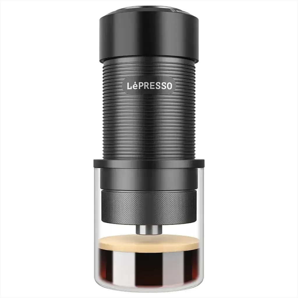 اسپرسوساز دستی Lepresso Hand Press Espresso Maker | قهوهساز پرتابل ۹ بار LPRJPCMBK
