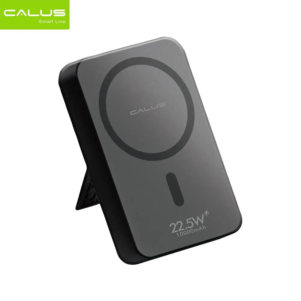 پاوربانک مگنتی Calus ظرفیت 10000mAh | شارژ وایرلس 15 وات کالوس — نمای ۲