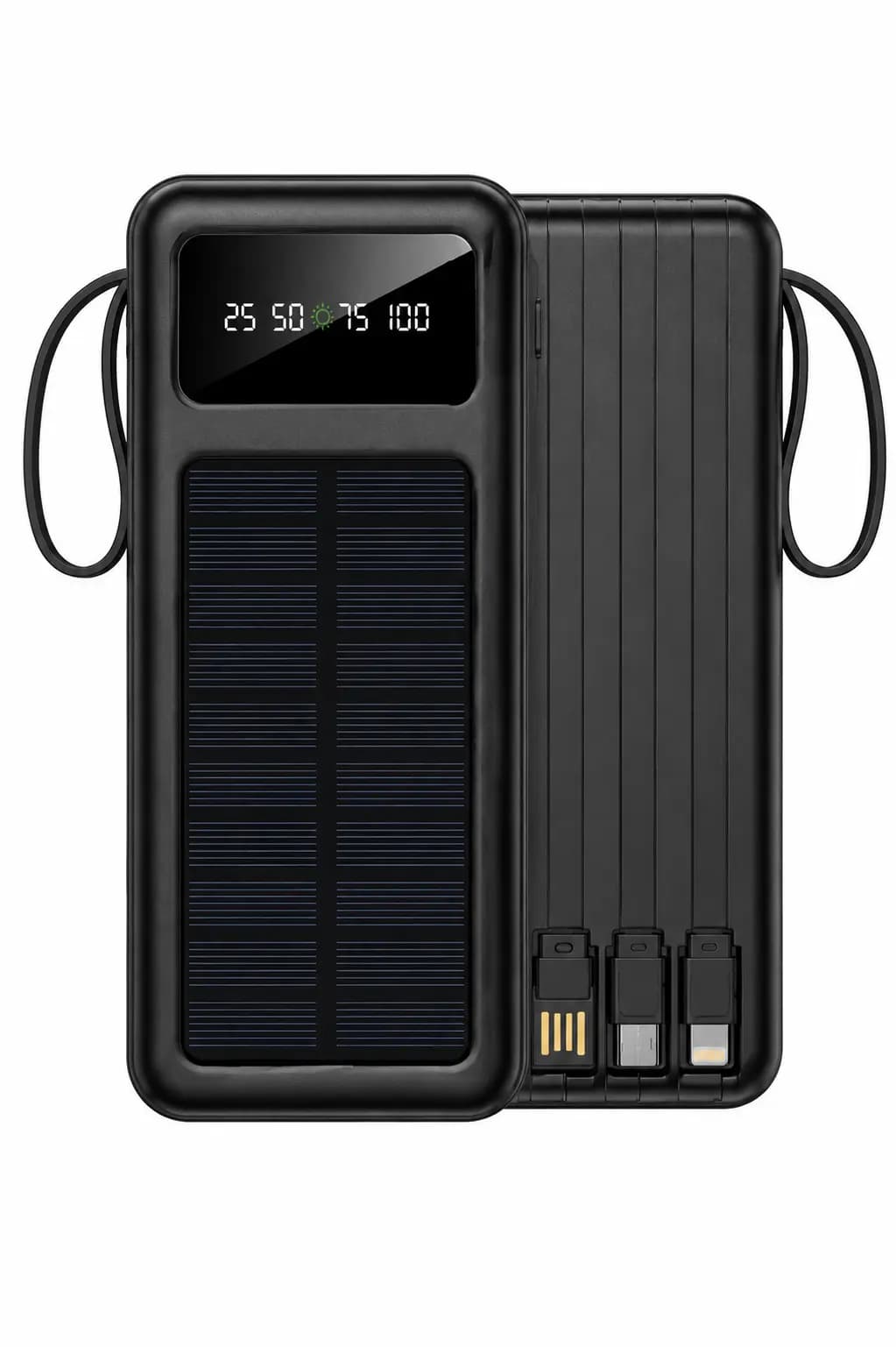 پاوربانک خورشیدی Lovesn| ظرفیت 30000mAh با پنل خورشیدی و شارژ سریع