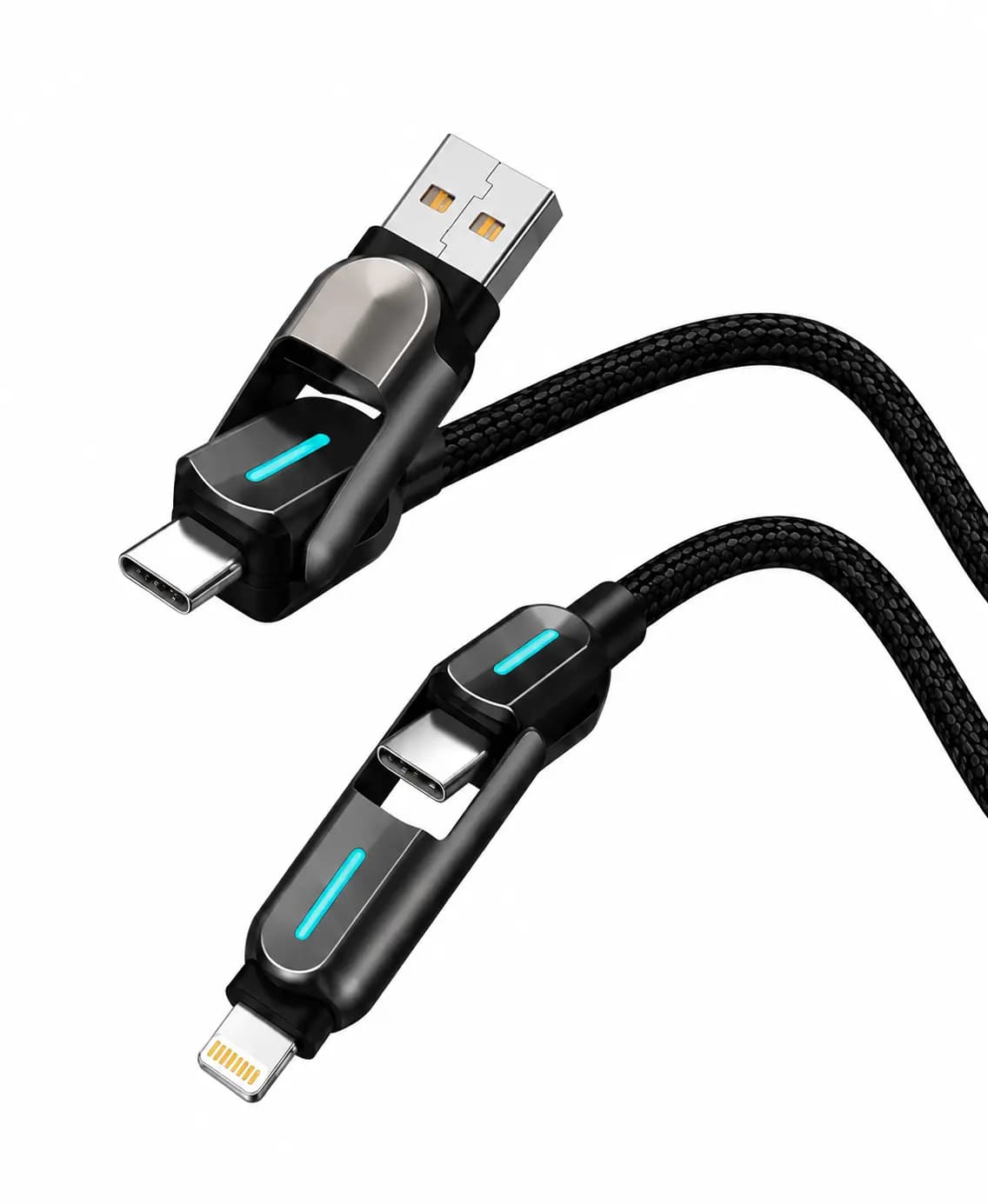 کابل 4 در 1 USB / Type-C / Lightning
