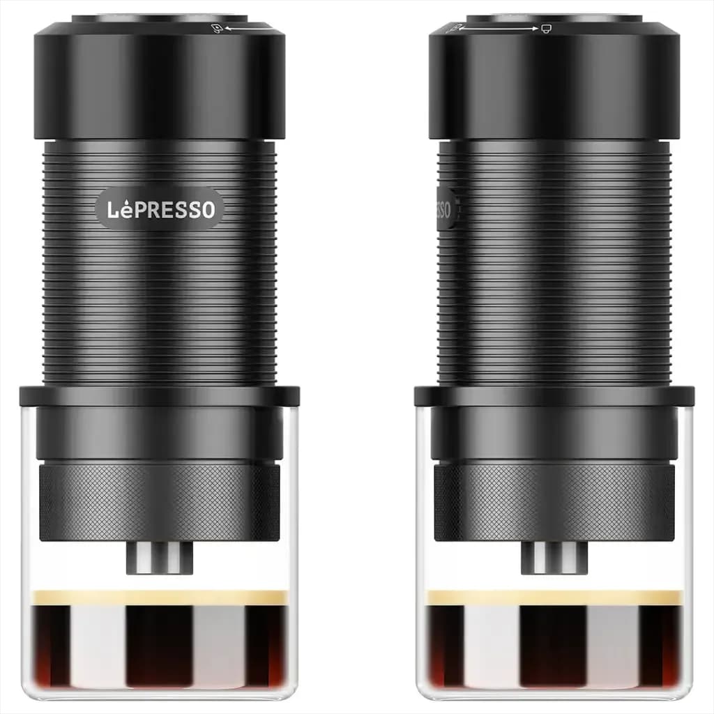 اسپرسوساز دستی Lepresso Hand Press Espresso Maker مدل LPRJPCMBK رنگ مشکی