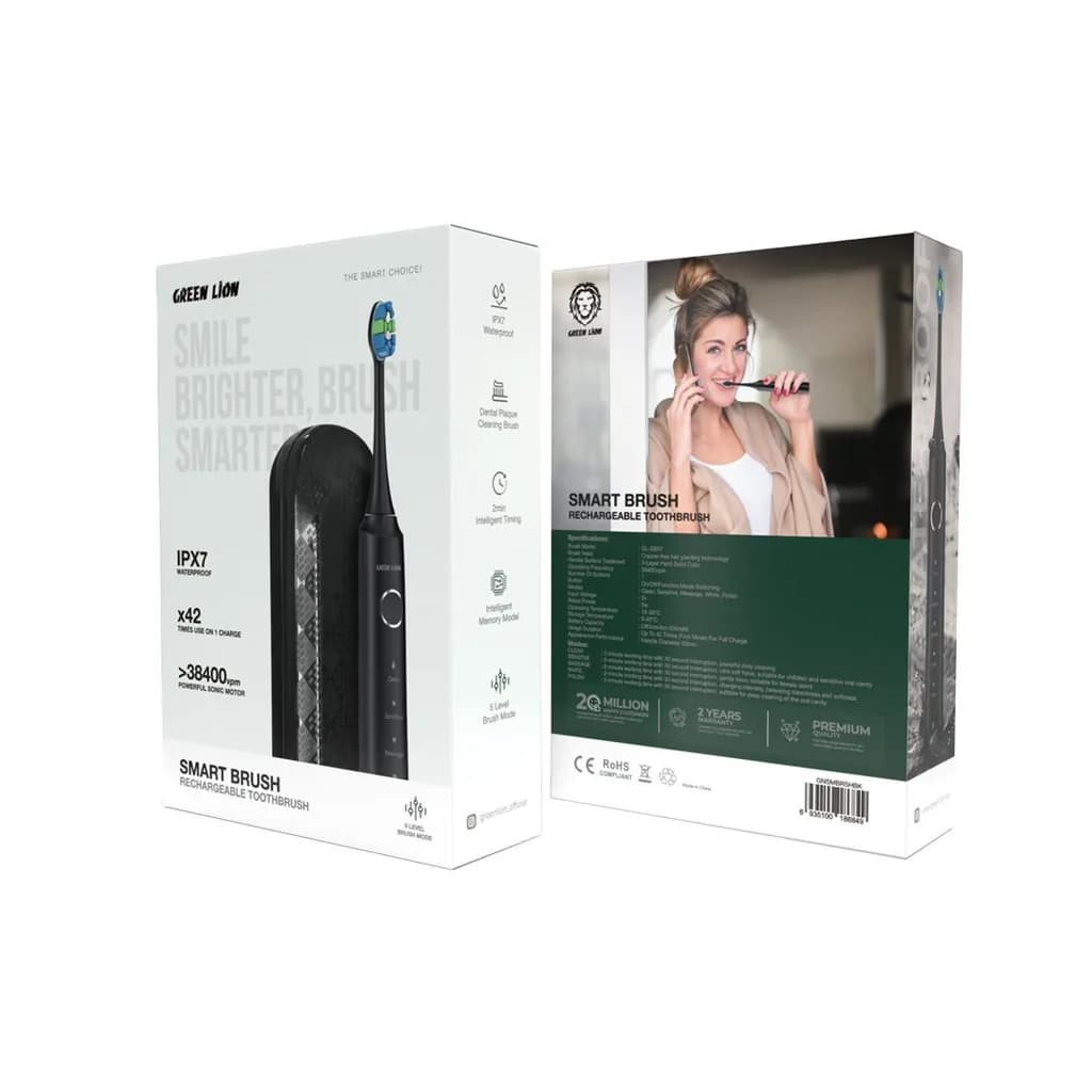 مسواک برقی هوشمند Green Lion Smart Brush رنگ مشکی
