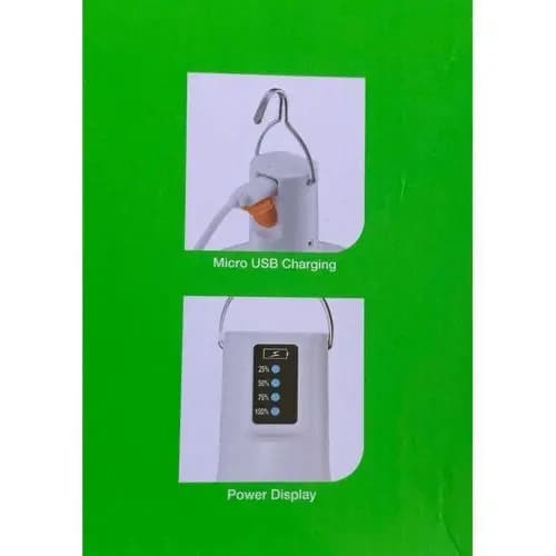 چراغ شارژی DP Light | چراغ LED کمپینگ 38 وات — نمای ۲