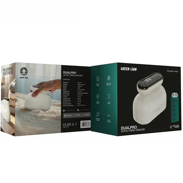 پرزگیر لباس گرین لاین DualPro | پرزگیر شارژی دیجیتال — نمای ۳