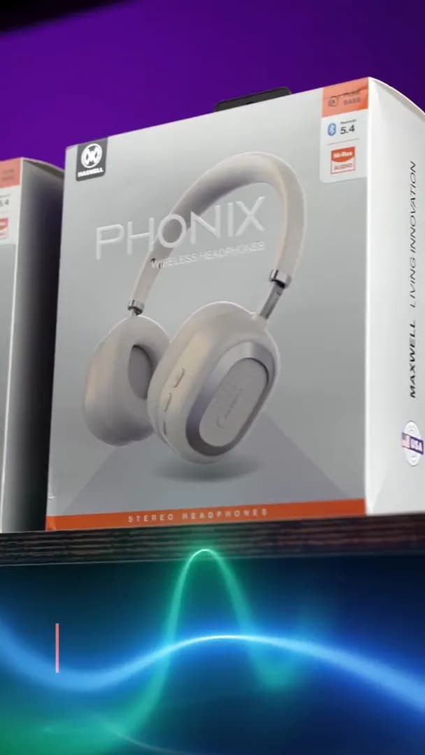 معرفی هدفون بلوتوثی مکسول Phonix | بلوتوث ۵.۴ و شارژ سریع Type-C